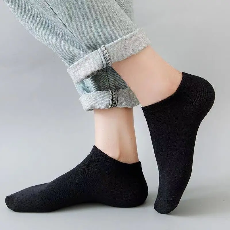 5 Pairs Unisex Casual Plain Co - огляд і ціна No Show Sock Women