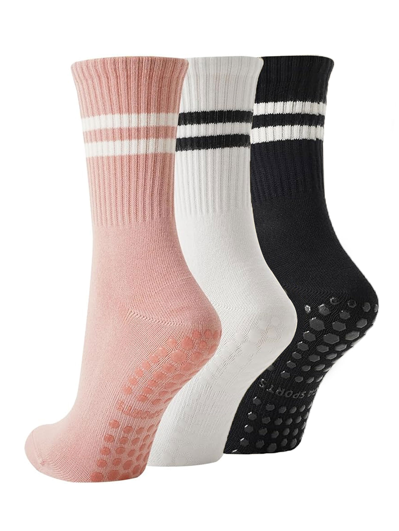 3 Pairs of Yoga Socks, Non-Sli - огляд і ціна No Show Sock Women