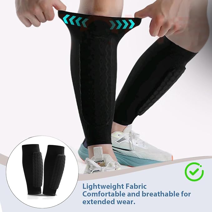 1 Pair of Soccer Shin Guards S - огляд і ціна Compression Sleeve Calf