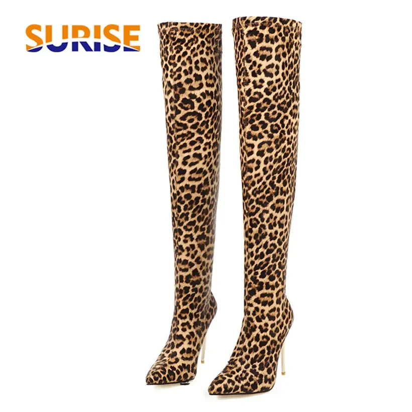 Plus Size Stretch Leopard Over - огляд і ціна No Show Sock Women