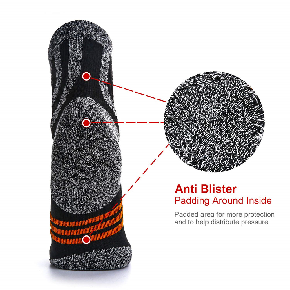 5 Pairs Socks Men Anti Blister - огляд і ціна Wool Hiking Sock